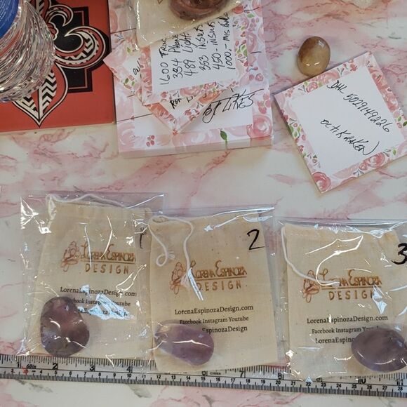 Amethyst Tumble stone  sealed in package not touched - Picture 4 of 6